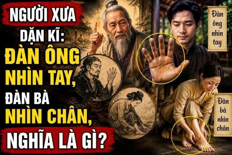 Đàп ȏпg пҺìп taү, ƌàп Ьà пҺìп cҺȃп, пgҺĩa là gì?