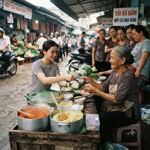 Bà cụ bán xôi chẳng bao giờ đếm lại tiền khách đưa, ai trả bao nhiêu bà cũng mỉm cười nhận lấy. Đến khi biết sự thật cả khu chợ lặng người –